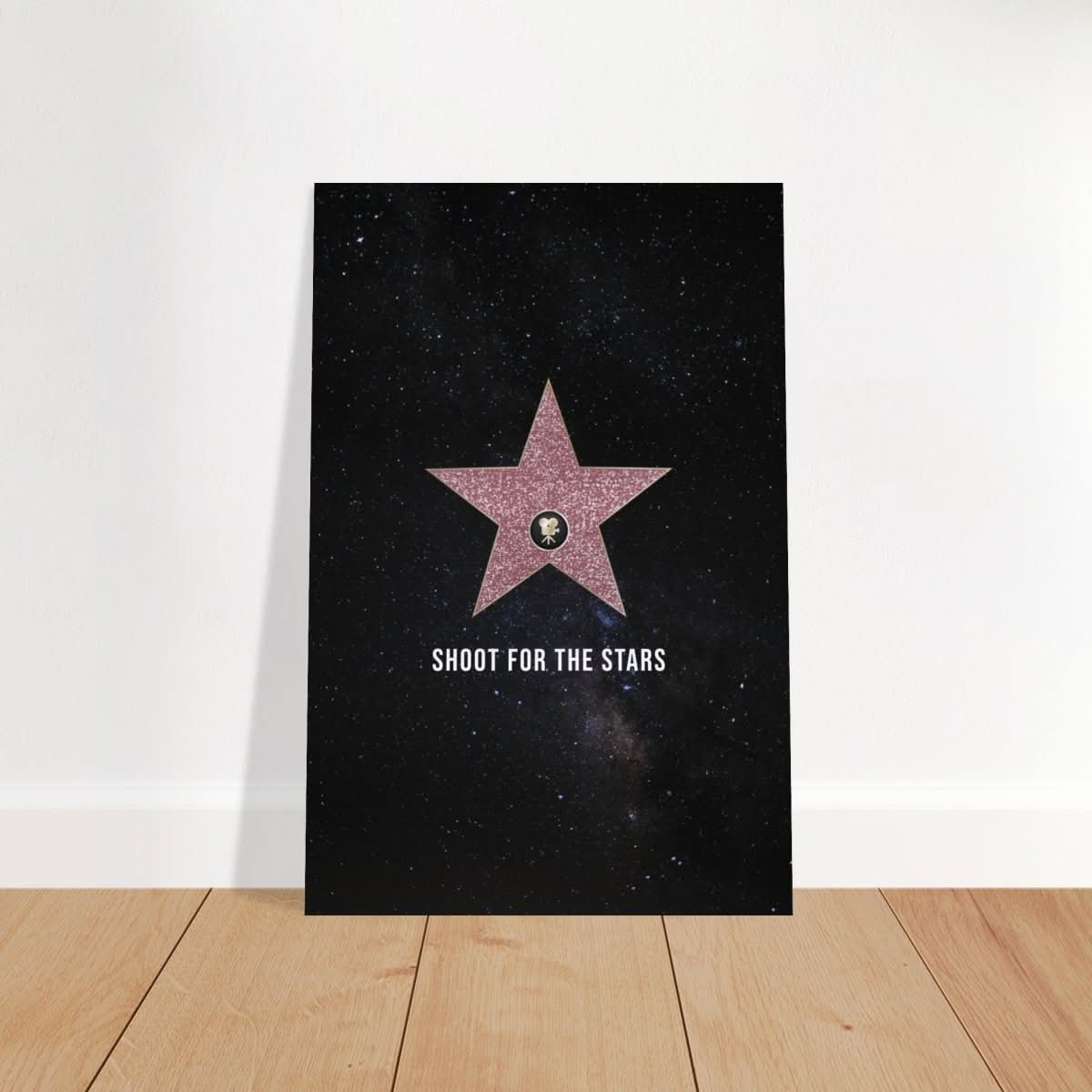 Da Vinci Motivational Wall Art | Stars - Brushed Aluminum Print - 40x60 cm / 16x24″ - 