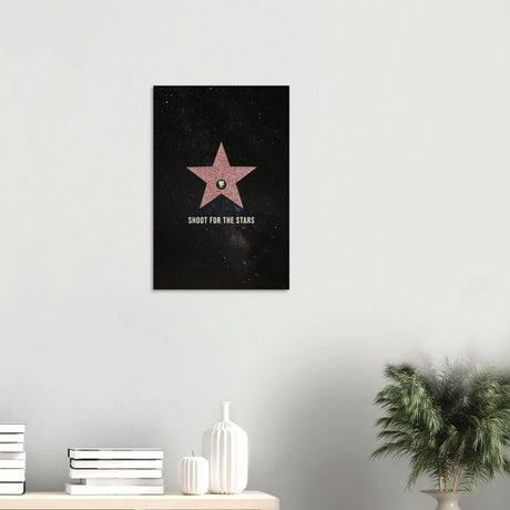 Da Vinci Motivational Wall Art | Stars - Wood Prints - 40x60 cm / 16x24″ - 10 mm