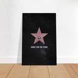 Da Vinci Motivational Wall Art | Stars - Brushed Aluminum Print - 50x75 cm / 20x30″ - 