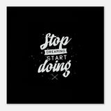 Da Vinci Motivational Wall art | Start - Aluminum Print - 50x50 cm / 20x20″ - 