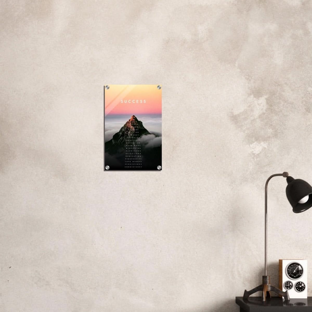 Da Vinci Motivational Wall Art | Success - Acrylic Print - 30x45 cm / 12x18″ - 