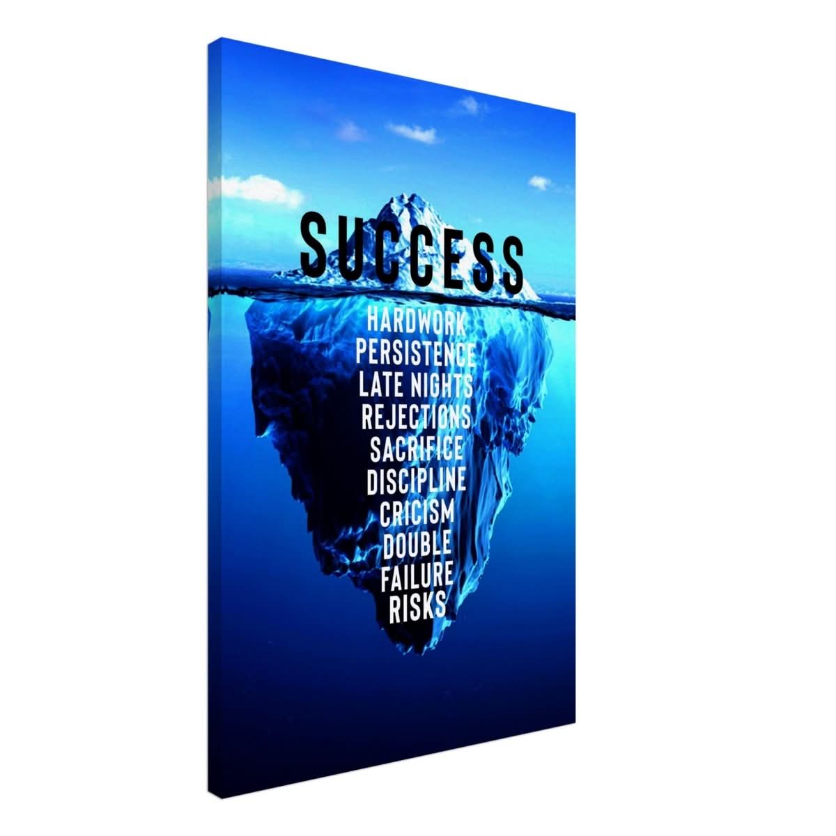 Da Vinci Motivational Wall art | Success - Canvas - 60x90 cm / 24x36″ - Thick