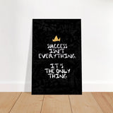 Da Vinci Motivational Wall art | Success - Brushed Aluminum Print - 30x45 cm / 12x18″ - 