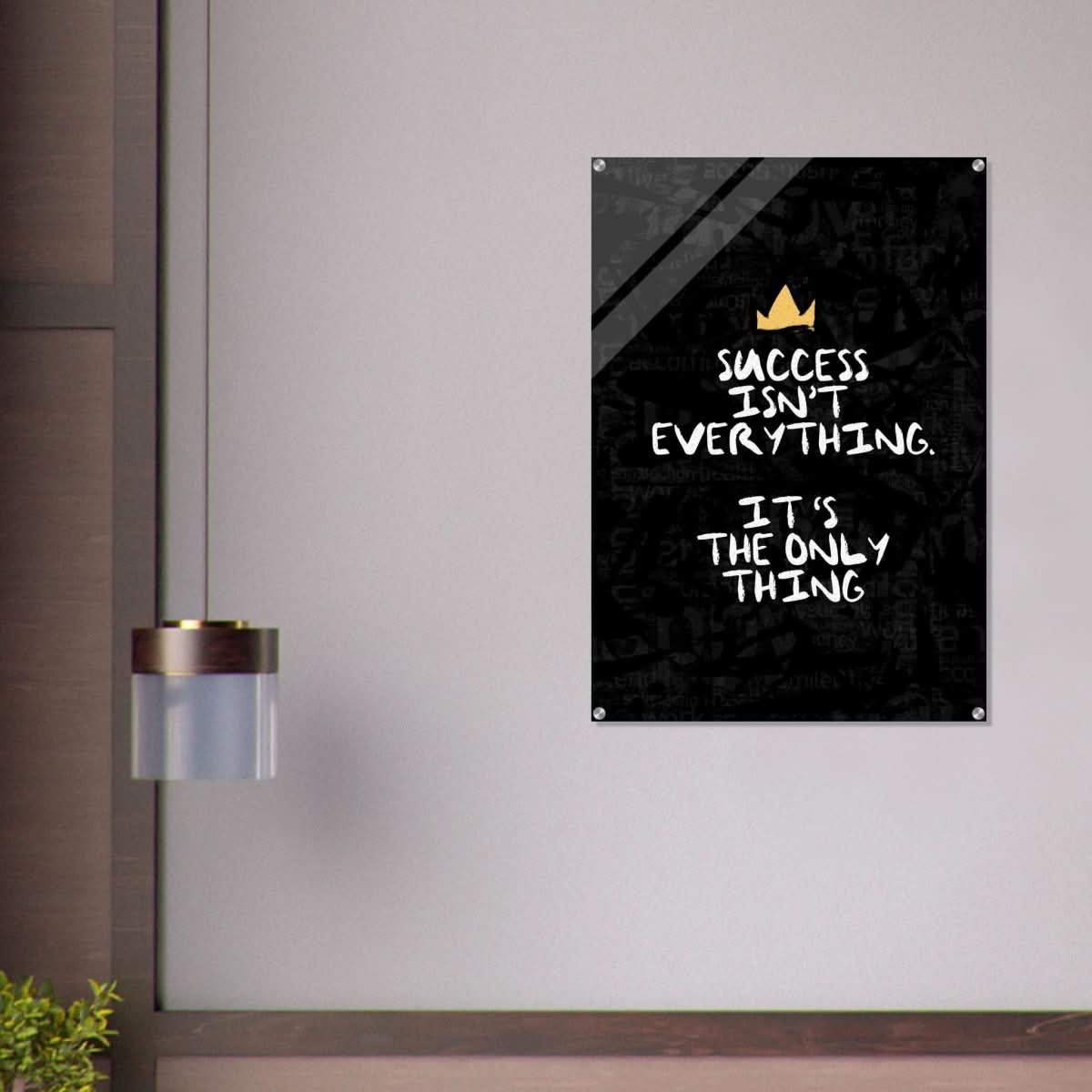 Da Vinci Motivational Wall art | Success - Acrylic Print - 70x100 cm / 28x40″ - 