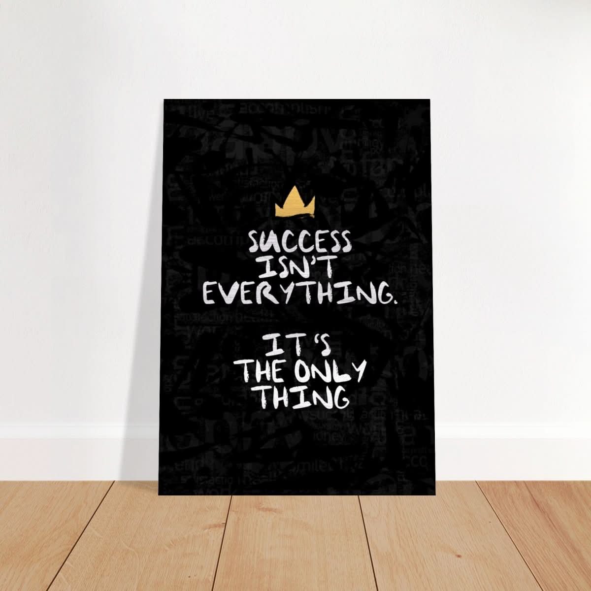 Da Vinci Motivational Wall art | Success - Brushed Aluminum Print - 70x100 cm / 28x40″ - 