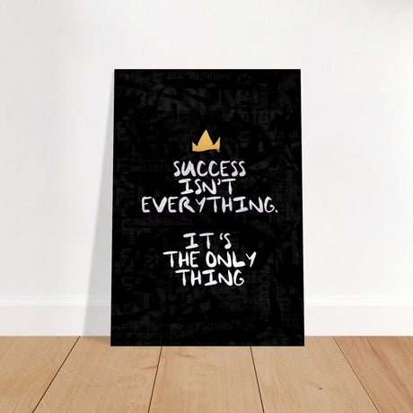 Da Vinci Motivational Wall art | Success - Brushed Aluminum Print - 70x100 cm / 28x40″ - 