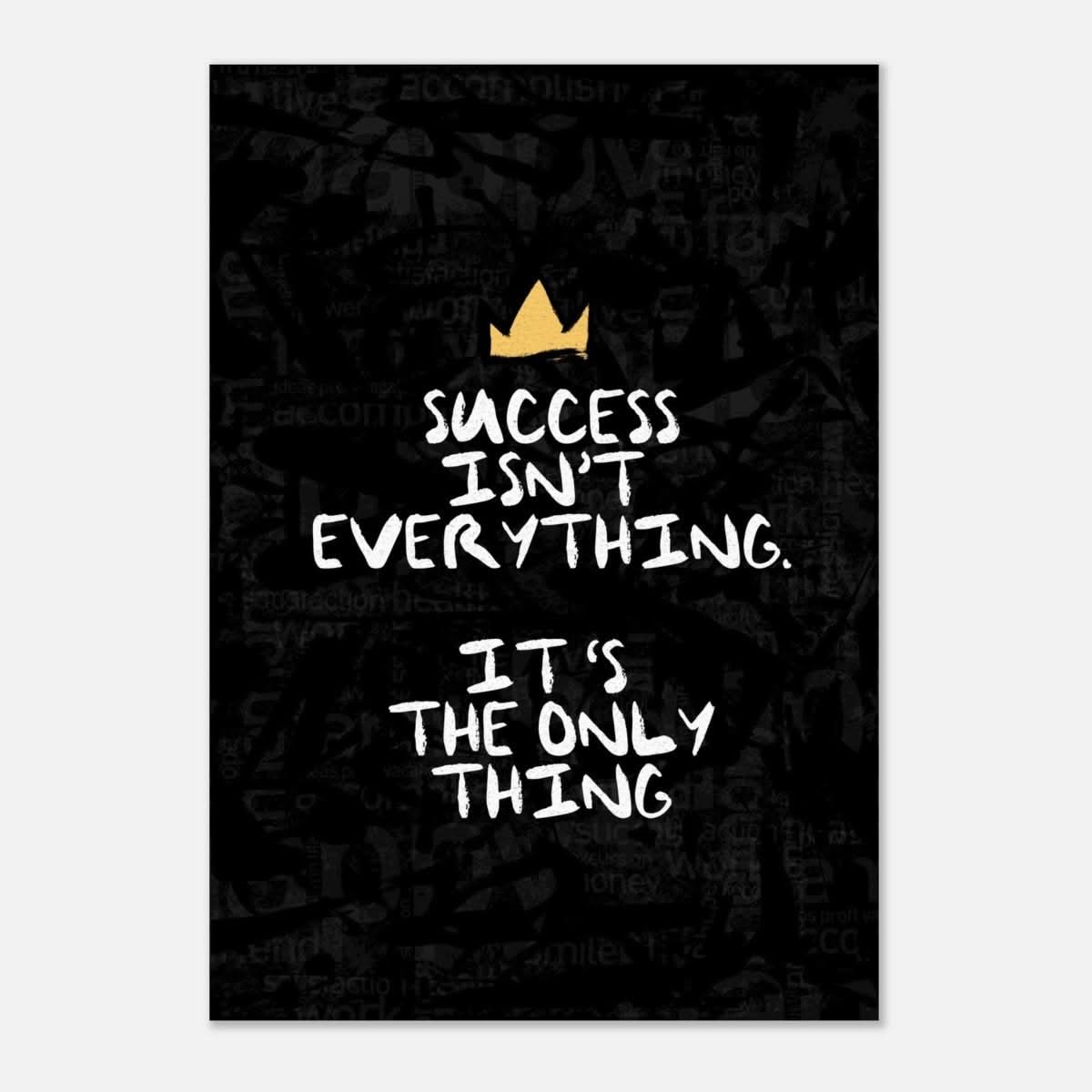 Da Vinci Motivational Wall art | Success - Aluminum Print - 70x100 cm / 28x40″ - 