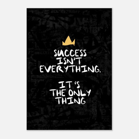 Da Vinci Motivational Wall art | Success - Aluminum Print - 70x100 cm / 28x40″ - 