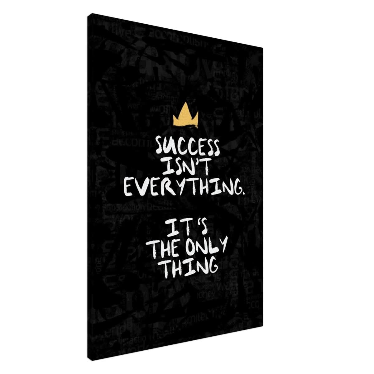 Da Vinci Motivational Wall art | Success - Canvas - 70x100 cm / 28x40″ - Slim