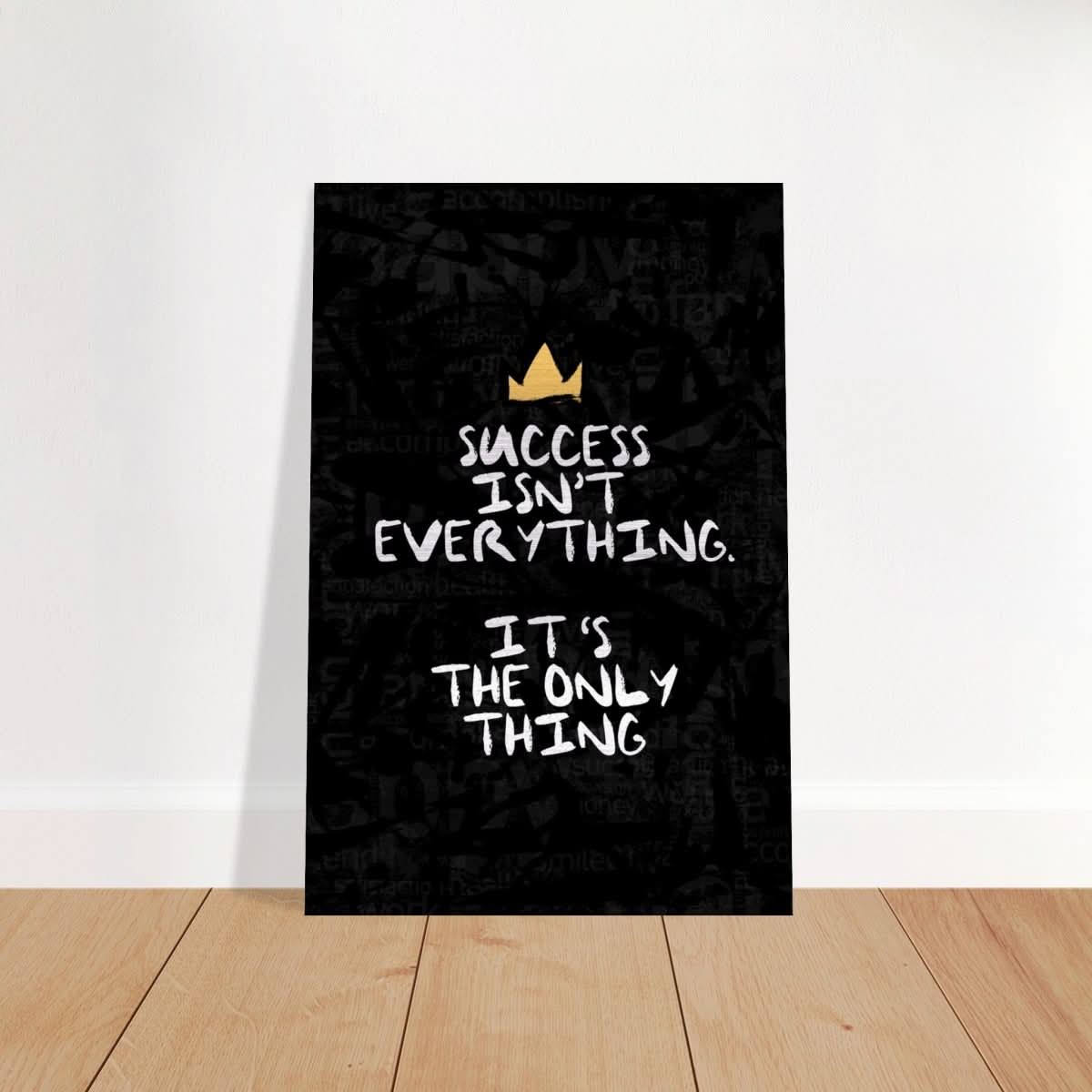 Da Vinci Motivational Wall art | Success - Brushed Aluminum Print - 60x90 cm / 24x36″ - 