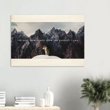 Da Vinci Motivational Wall art | The Best View - Wood Prints - 70x100 cm / 28x40″ - 