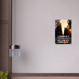 Da Vinci Motivational Wall art | The Simple Step - Acrylic Print - 40x60 cm / 16x24″ - 