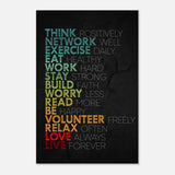 Da Vinci Motivational Wall Art | Think - Aluminum Print - 60x90 cm / 24x36″ - 