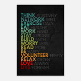 Da Vinci Motivational Wall Art | Think - Aluminum Print - 30x45 cm / 12x18″ - 
