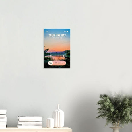 Da Vinci Motivational Wall art | Your Dreams - Wood Prints - 30x45 cm / 12x18″ - 20 mm