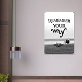 Da Vinci Motivational Wall art | Your Why - Acrylic Print - 70x100 cm / 28x40″ - 