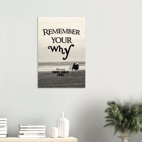Da Vinci Motivational Wall art | Your Why - Wood Prints - 50x75 cm / 20x30″ - 10 mm