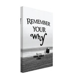 Da Vinci Motivational Wall art | Your Why - Canvas - 30x45 cm / 12x18″ - Thick