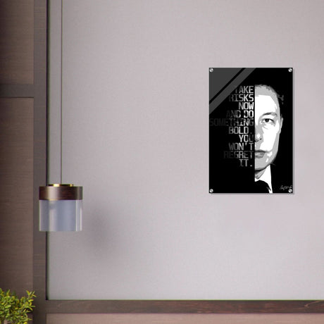 Da Vinci Motivational Wall Art - Acrylic Print - 50x75 cm / 20x30″ - 