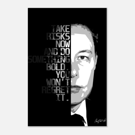 Da Vinci Motivational Wall Art - Aluminum Print - 30x45 cm / 12x18″ - 