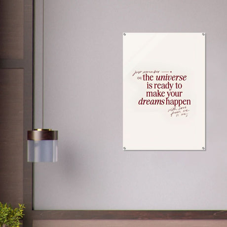 Da Vinci Motivational Wall art - Acrylic Print - 70x100 cm / 28x40″ - 