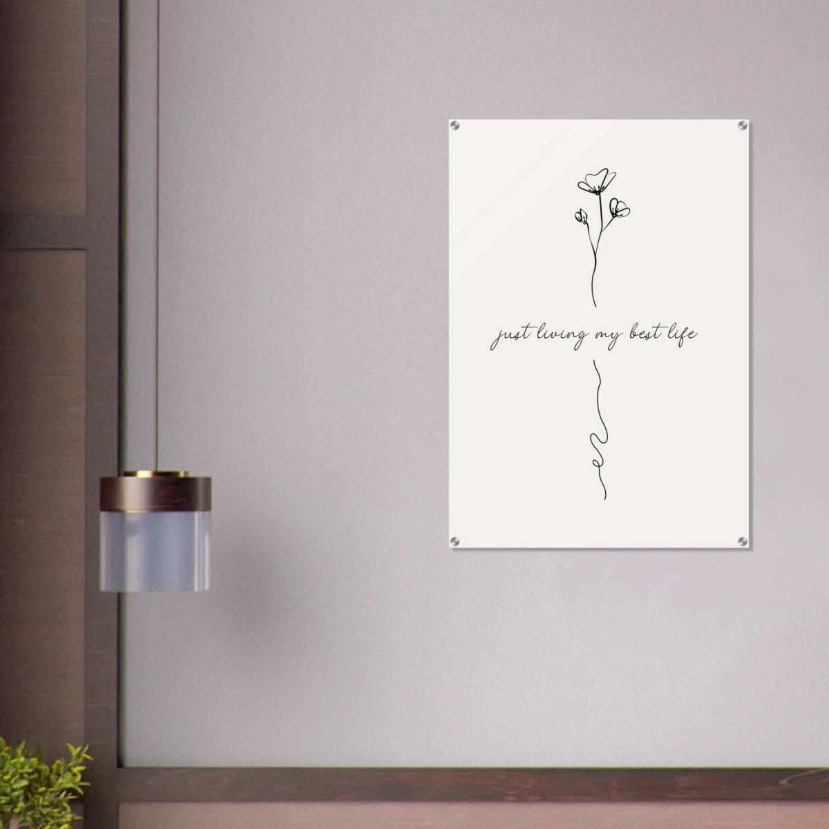 Da Vinci Motivational Wall art - Acrylic Print - 70x100 cm / 28x40″ - 