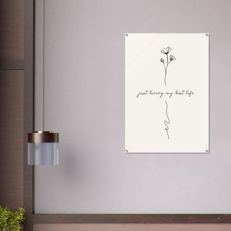 Da Vinci Motivational Wall art - Acrylic Print - 70x100 cm / 28x40″ - 