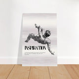 Da Vinci Motivational Wall art - Brushed Aluminum Print - 60x90 cm / 24x36″ - 