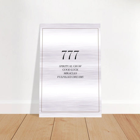 Da Vinci Motivational Wall art - Brushed Aluminum Print - 50x75 cm / 20x30″ - 