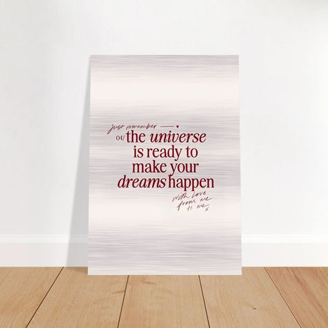 Da Vinci Motivational Wall art - Brushed Aluminum Print - 70x100 cm / 28x40″ - 