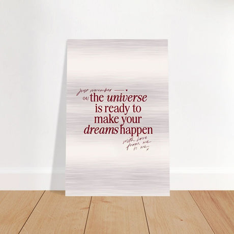 Da Vinci Motivational Wall art - Brushed Aluminum Print - 60x90 cm / 24x36″ - 