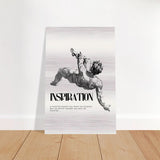 Da Vinci Motivational Wall art - Brushed Aluminum Print - 40x60 cm / 16x24″ - 