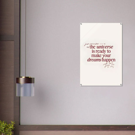 Da Vinci Motivational Wall art - Acrylic Print - 60x90 cm / 24x36″ - 