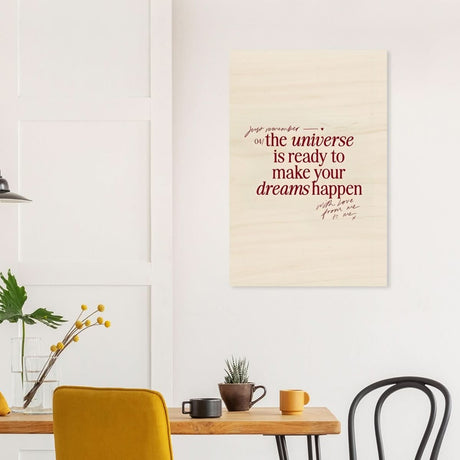 Da Vinci Motivational Wall art - Wood Prints - 60x90 cm / 24x36″ - 10 mm