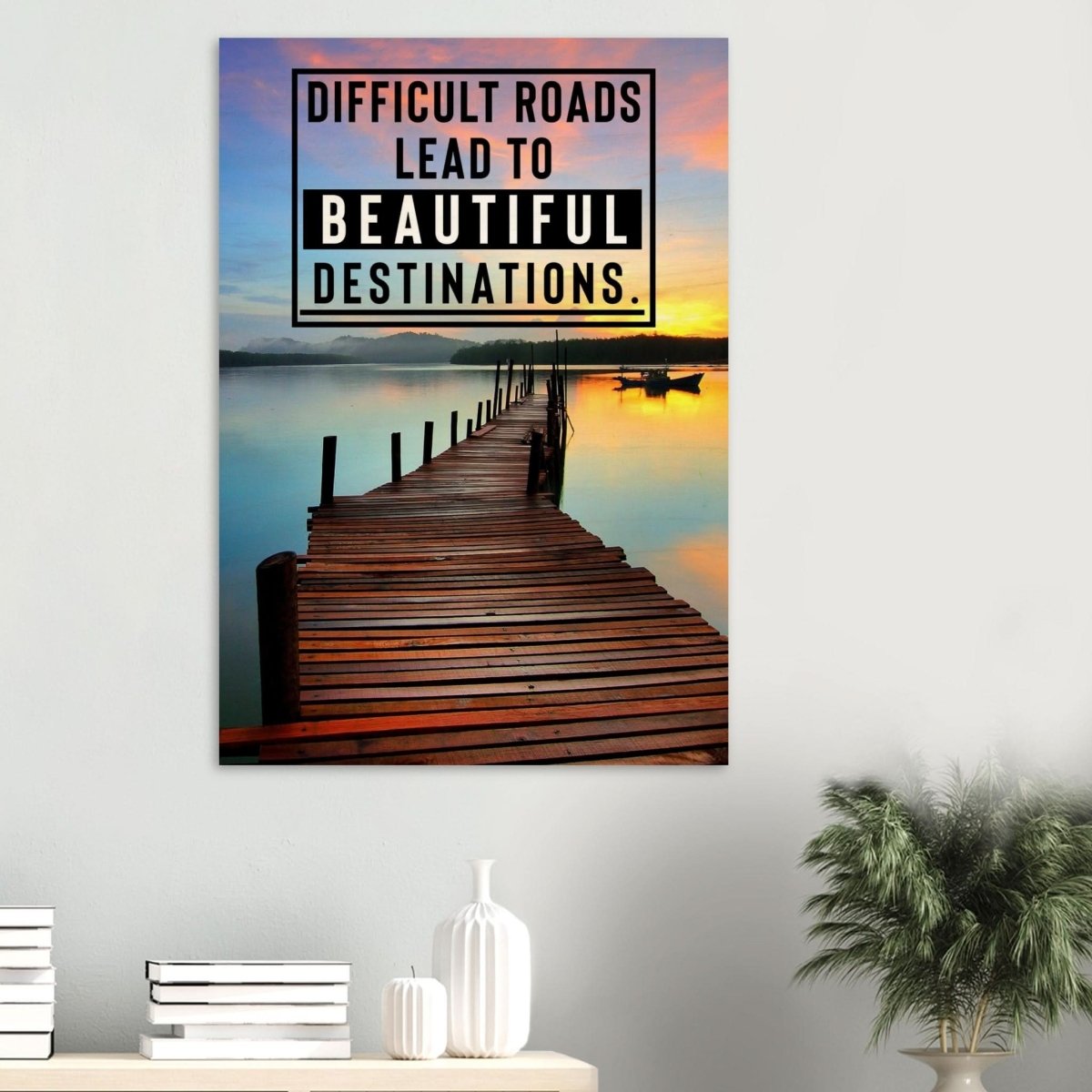 Da Vinci Motivational Wall Art - Wood Prints - 70x100 cm / 28x40″ - 20 mm