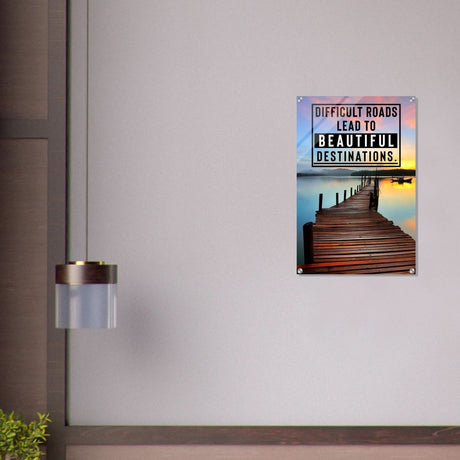 Da Vinci Motivational Wall Art - Acrylic Print - 50x75 cm / 20x30″ - 