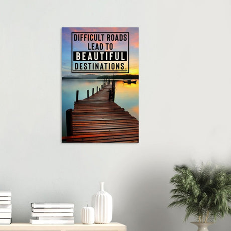 Da Vinci Motivational Wall Art - Wood Prints - 50x75 cm / 20x30″ - 20 mm