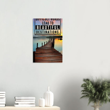 Da Vinci Motivational Wall Art - Wood Prints - 40x60 cm / 16x24″ - 20 mm