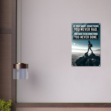 Da Vinci Motivational Wall Art - Acrylic Print - 50x75 cm / 20x30″ - 