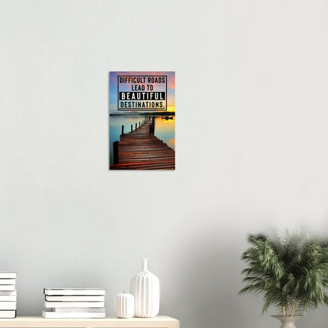 Da Vinci Motivational Wall Art - Wood Prints - 30x45 cm / 12x18″ - 20 mm
