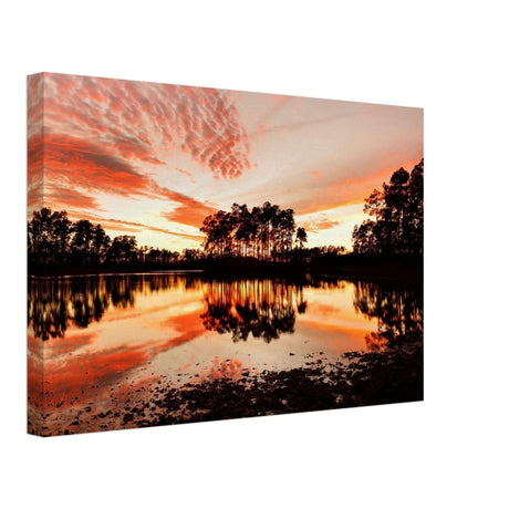 Da Vinci Nature Art Wall art print | Sunset - Canvas - 30x45 cm / 12x18″ - 