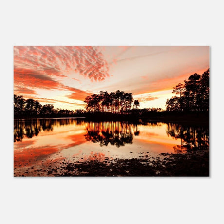 Da Vinci Nature Art Wall art print | Sunset - Aluminum Print - 30x45 cm / 12x18″ - 
