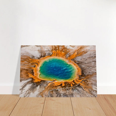 Da Vinci Nature Art Wall art print | Yellowstone National Park | Montana - Brushed Aluminum Print - 30x45 cm / 12x18″ - 