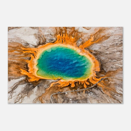 Da Vinci Nature Art Wall art print | Yellowstone National Park | Montana - Aluminum Print - 30x45 cm / 12x18″ - 