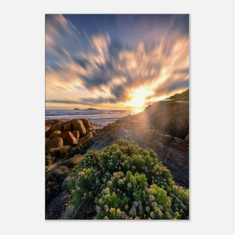Da Vinci Nature Collection Wall Art Sunrise Melbourne Australia - 70x100 cm / 28x40″ - Slim - 