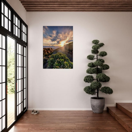 Da Vinci Nature Collection Wall Art Sunrise Melbourne Australia - 60x90 cm / 24x36″ - Slim - 