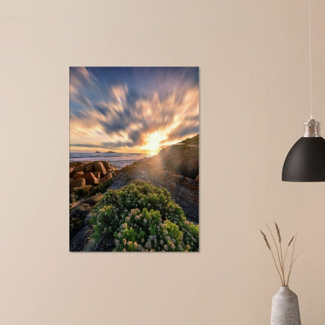 Da Vinci Nature Collection Wall Art Sunrise Melbourne Australia - 60x90 cm / 24x36″ - Slim - 