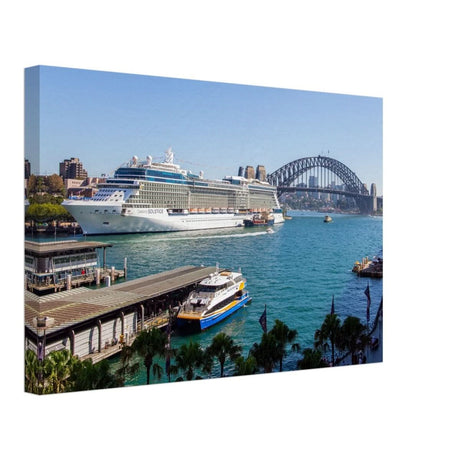 Da Vinci Nature Collection Wall Art Sydney Harbor bridge - 60x90 cm / 24x36″ - Thick - 