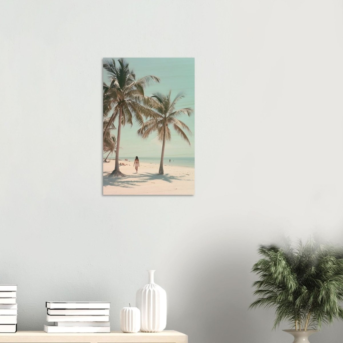 Da Vinci Nature Modern Wall Art | Beach - Wood Prints - 40x60 cm / 16x24″ - 20 mm