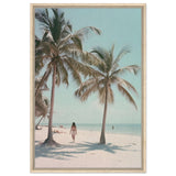 Da Vinci Nature Modern Wall Art | Beach - Framed Canvas - 60x90 cm / 24x36″ - Wood frame